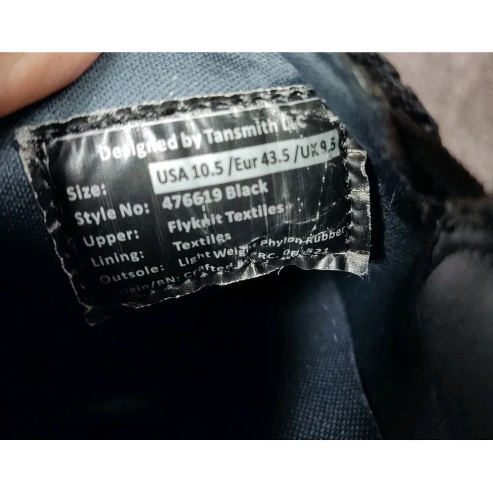 Tansmith Black Slip-on Casual Shoes Men's Size 10.5‎